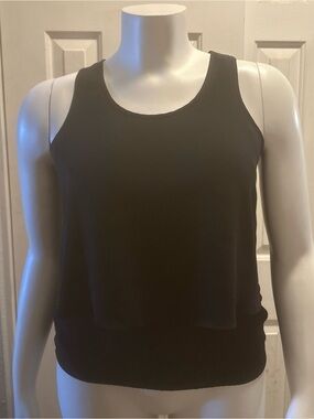 Express Black Layered Tank Top